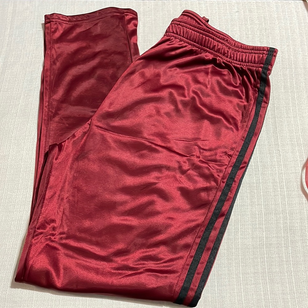 Real Essentials Maroon Track Pants